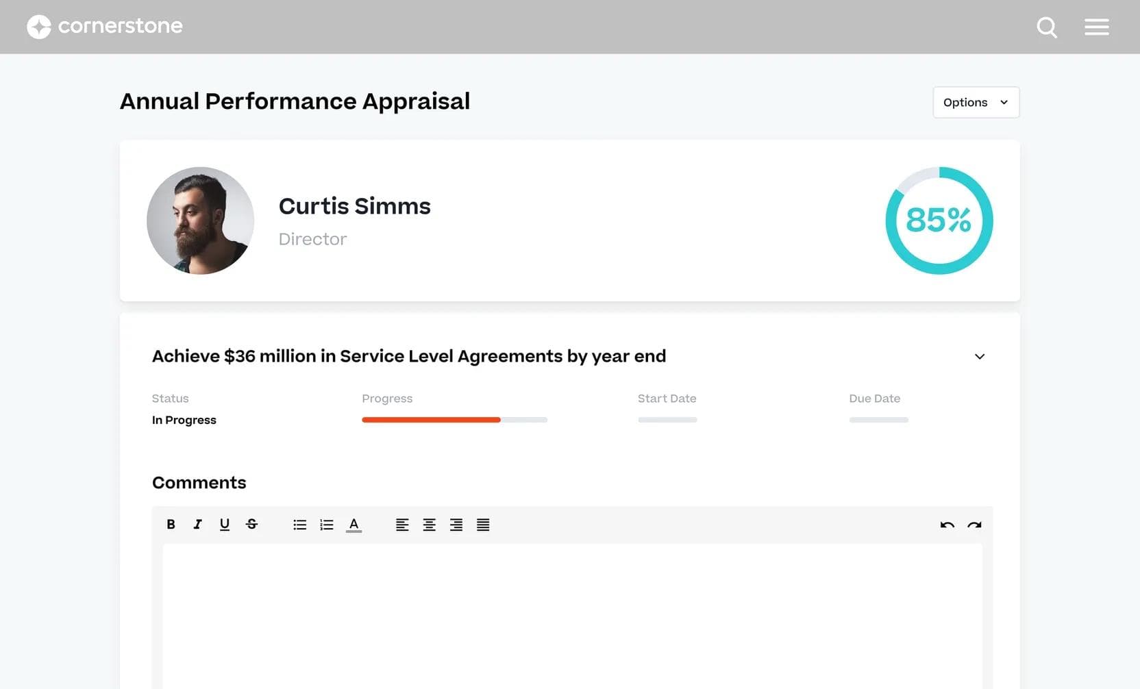 Avaliações de desempenho