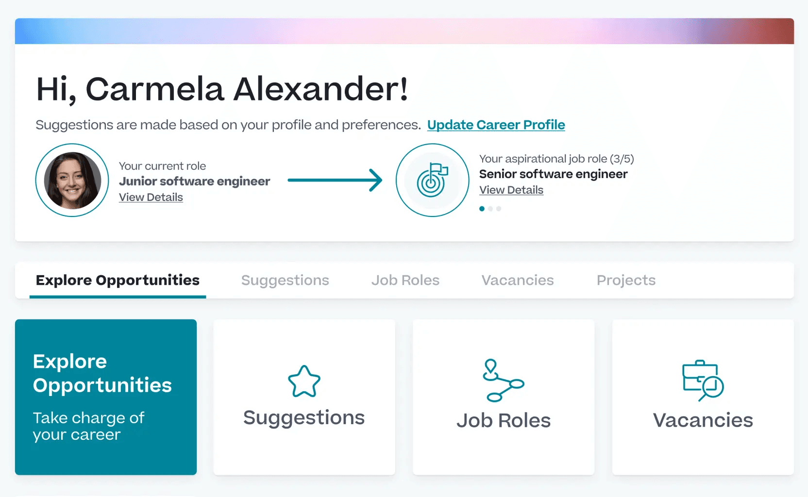 Cornerstone 소프트웨어 제품 스크린샷.