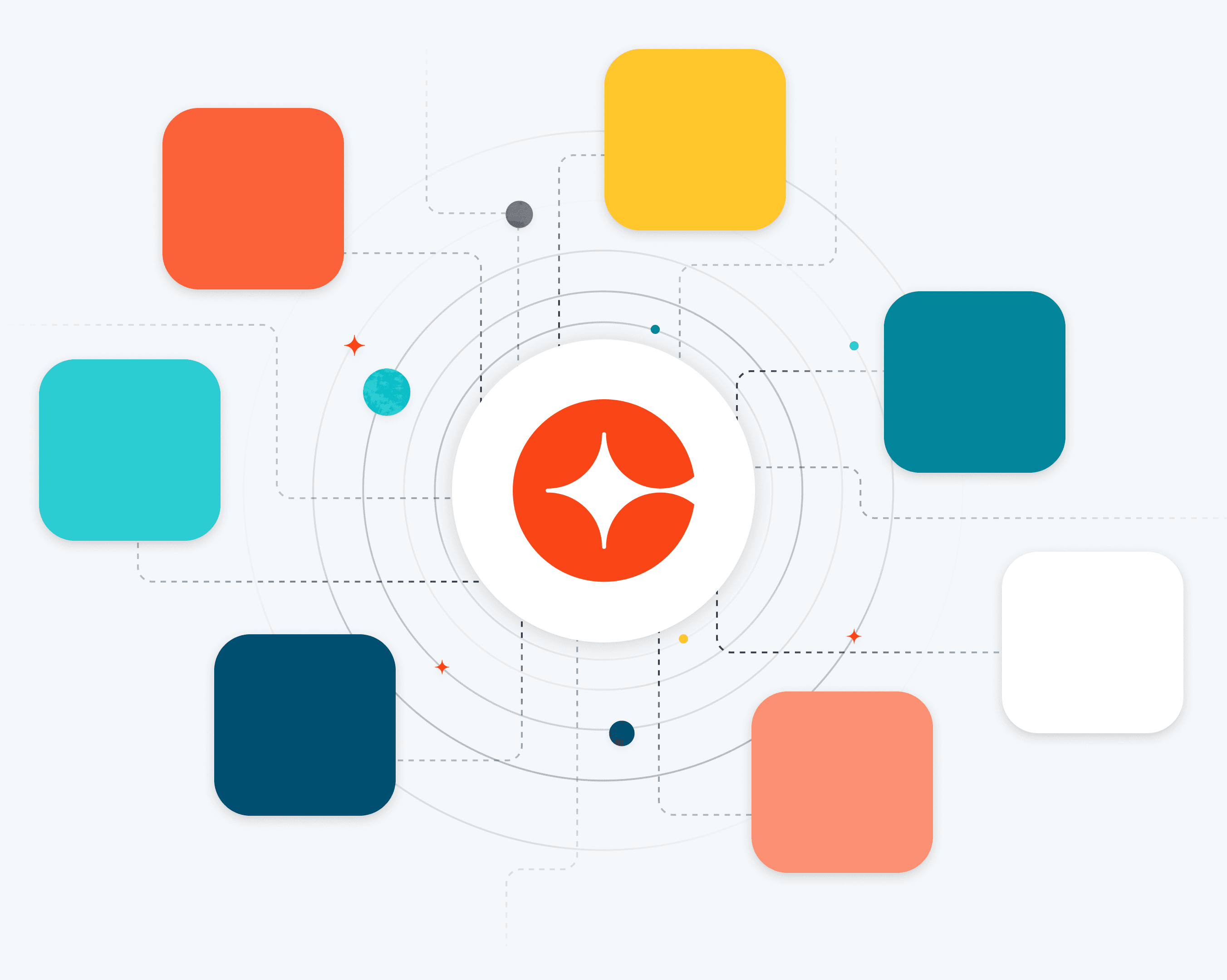 Chart connecting elements to the Cornerstone OnDemand logo.