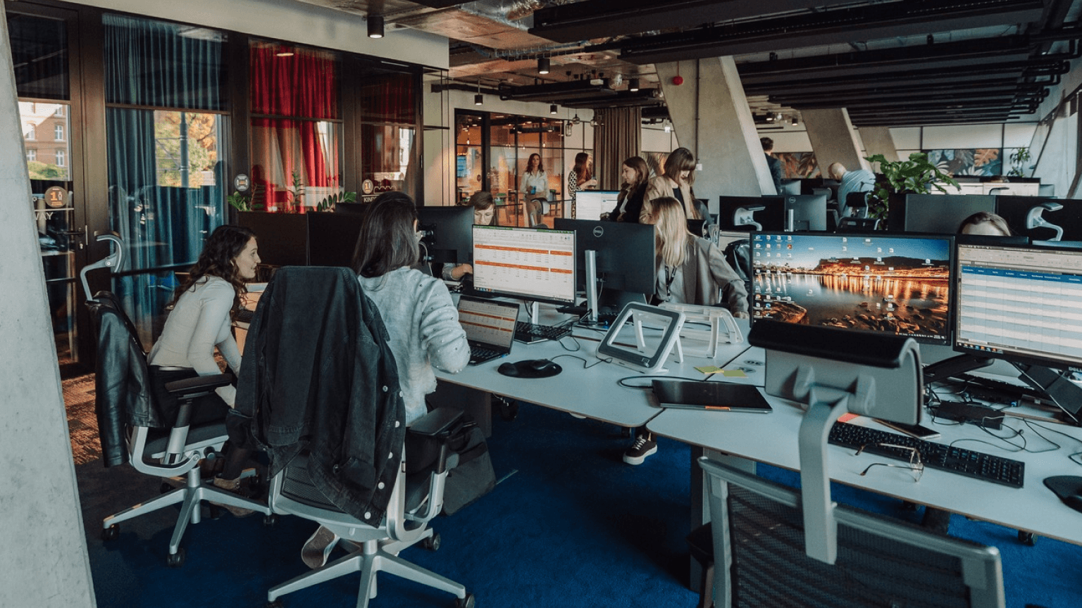 Image of people working in an office.